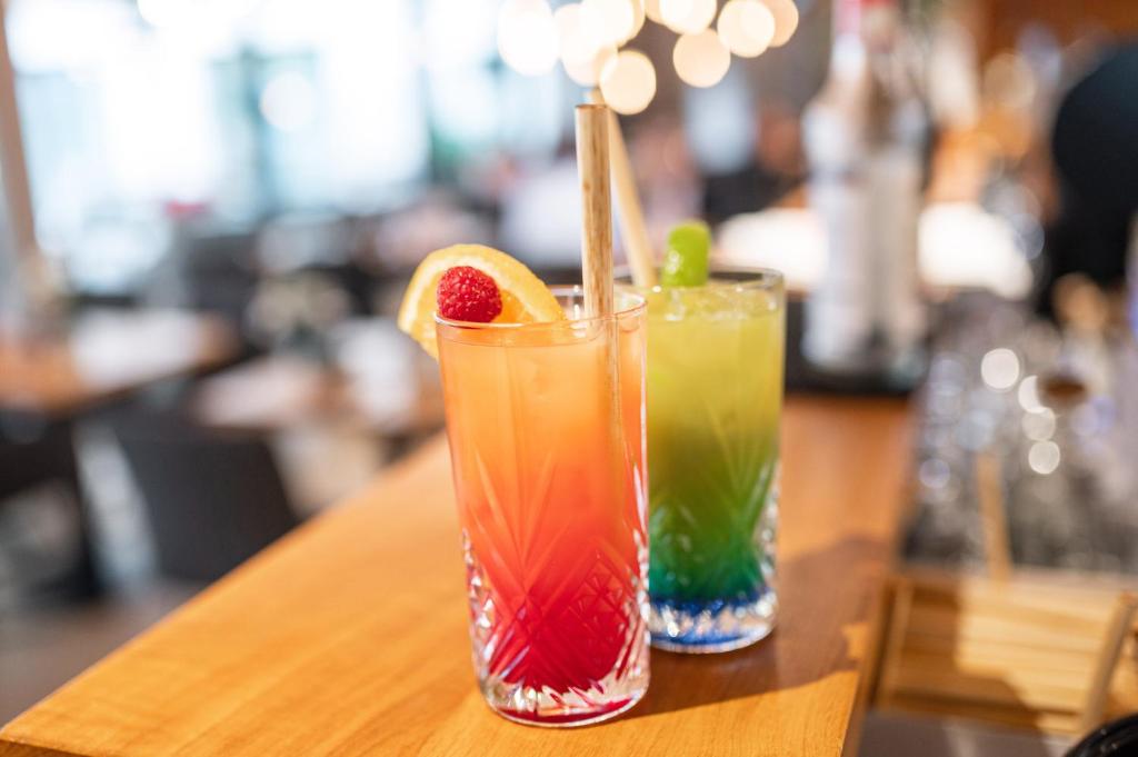 Cozy hotel bar with Bavarian atmosphere at Hotel Stadtblick Friedberg